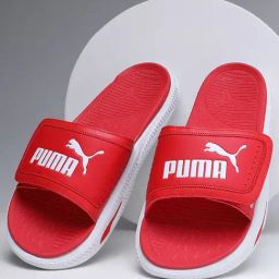 Puma Men's SoftridePro 24 V Red Slides-image-6