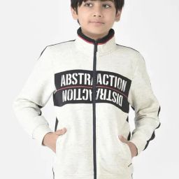 Crimsoune Club Kids White & Black Printed Full Sleeves Sweatshirt-image-60