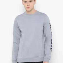 Allen Solly Grey Regular Fit Printed Sweatshirt-image-40