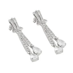 Joker & WItch Silver Drop Glimmers Drop Earring image 4