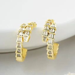 Joker & WItch Gold Hoop Lit Loops Hoop Earring-image-12