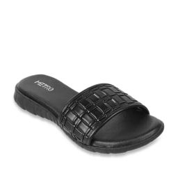 Metro Women's Black Casual Sandals-14