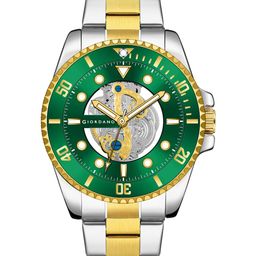 GIORDANO Men Stainless Steel Bracelet Style Straps Analogue Watch GZ-50135-33-picture-6