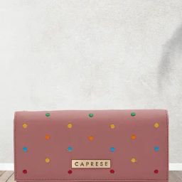 Caprese Popsicle Dusty Rose Embroidered Wallet-19