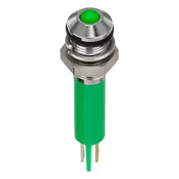 APEM LED INDICATOR, PANEL, 6MM, GREEN, 24VDC, Q6P1CXXG24E-picture-0