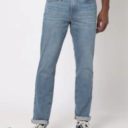 GAP Medium Blue Slim Fit Solid Jeans-image-79