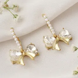 Joker & WItch Gold Drop Sonamie Bow Style Drop Earring-picture-47