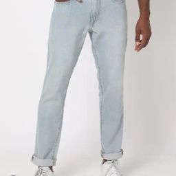 GAP Lt. Grey Slim Fit Solid Jeans-image-97