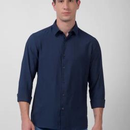 NUMERO UNO Blue Solid Shirt-picture-44