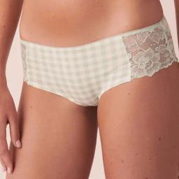 La Vie En Rose Green Cotton Lace Work Panty-image-55