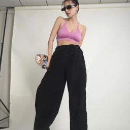 Bene Kleed Black Cotton Regular fit Trousers-picture-41