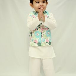 Kalp Boys Pure Cotton Max Floral Set-30