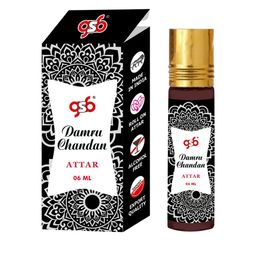 GSB Damru Chandan Natural And Alcohol Free Attar - 6 ml-35