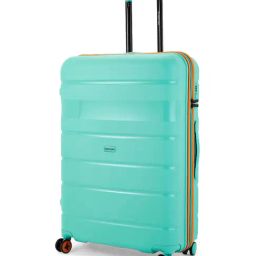 Nasher Miles Teal Jupiter Large Hard Sided Checked Luggage-image-23