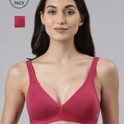 Dollar Missy Pink Cotton Seamless Bra - Pack Of 2-picture-45