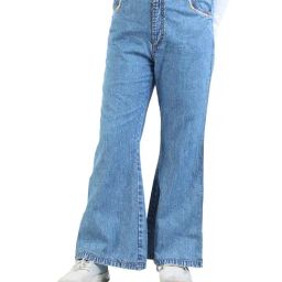 Budding Bees Kids Light Blue Solid Jeans-image-27