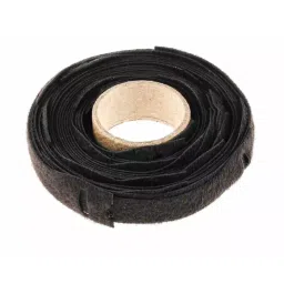 RS PRO Cable Tie Hook and Loop 203.5x12 mm Black Fabric, 2854578 (Pack of 25 pcs)-39