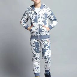 Monte Carlo Boys Printed Blue Hooded Neck Full Sleeve Tracksuit-image-30
