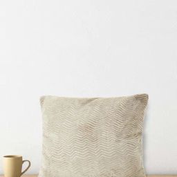 Living Scapes by Pantaloons Beige Cotton Cushion Cover-picture-44