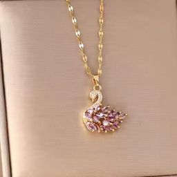 KARISHMA KREATIONS Women Gold-Plated Peacock Shaped Pendant with Chain-28
