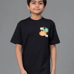 Red Tape Boys Black Printed T-Shirt-image-35