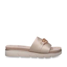 Bagatt Women's Kiko Beige Casual Sandals-image-2
