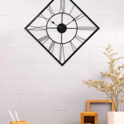 CHRONIKLE Classic Black Iron Wall Clock-35