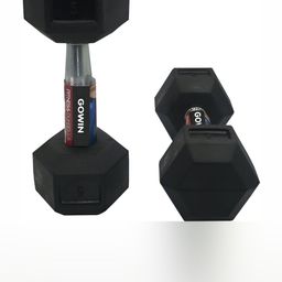 HackerX Set Of 2 Fixed Weight Dumbbell - 5Kg Each image 4