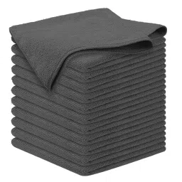 Winberg 40 x 40 cm 250 Gsm Dark Grey Cleaning cloths, TowelGRY-12 (Pack of 12)-image-20