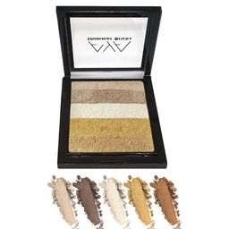 AYA Set of 3 Waterproof Liquid Eyeliner 5ml Each & Shimmer Brick Highlighter 03 image 2