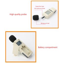 FeiYeup Noise Meter Decibel Meter Digital Sound Level Meter Portable SPL- Meter 30dB to 130dB LCD-Display for Home Factories School Office image 4