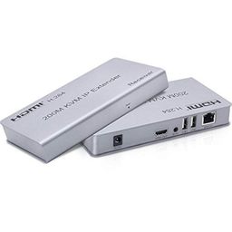 Tobo HDMI KVM Extender Over Ethernet via Single Cat5e/6/7 - 200M Full HD 1080P - TD-434H image 1