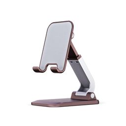 FINGERS Hold-Me-Up Portable Universal Mobile Stand (Angle & Height Adjustable, Compact & Foldable, Anti-Slip & Anti-Shake Design, Compatible with Smartphones & Tablets) (Mocha Maroon) image 1