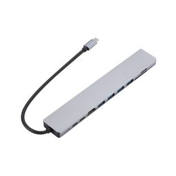 merishopp MERISHOPP®10 in 1 USB C Hub Docking Station Sturdy Multifunctional Lightweight Compact|Computers/Tablets & Networking|Computer Cables & Connectors|USB Cables, Hubs & Adapters|1X USB C Docking Station image 3