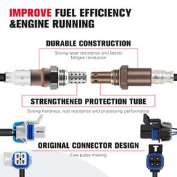 qijiauto O2 Oxygen Sensor Upstream and Downstream 213-4229 SG277 Compatible with for Buick Century 1996-2004 for Buick Lesabre 1996-2003 image 4