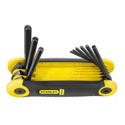 STANLEY 2-69-265 9-Piece Folding Metric Key Set - Hex image 5