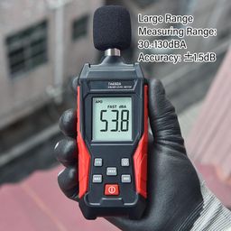 Digital Sound Level Meter Decibel Detector Noise Volume Measuring Instrument dB Meter Decibel Monitoring Tester 30.0‑130dBA image 5
