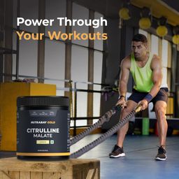 Nutrabay Gold Citrulline Malate 2:1 Supplement Powder - 120g, Lemon Flavor | Boosts Nitric Oxide, Pre Workout Amino Acid for Muscle Strength & Endurance image 4