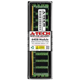 A-Tech 64GB Memory RAM for Supermicro X11DPi-NT - DDR4 2133MHz PC4-17000 ECC Load Reduced LRDIMM 4DRx4 (4Rx4) 1.2V - Single Server image 1