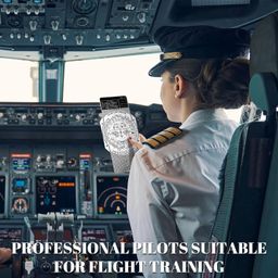 Saysurey E6B Plastic Flight Computer for Pilots Aviation Flight Computer Calculator Essential Pilot Accessories Aviation Tools for Student Training Bag, Use with IFR VFR Sectional Charts image 4