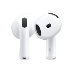 Apple AirPods 4 Wireless Earbuds, Bluetooth Headphones, with Active Noise Cancellation, Adaptive Audio, Transparency Mode, Personalised Spatial Audio, USB-C Charging Case, Wireless Charging, H2 Chip image 1
