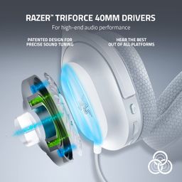 Razer Barracuda X (2022) - Wireless Multi-Platform Gaming and Mobile Headset - Mercury White - FRML Packaging RZ04-04430200-R3M1 image 4