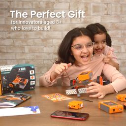 Avishkaar ABot, 5-in1 DIY Robotics & Coding Kit for Kids Aged 8-12, Controlled with Mobile App & Desktop Software, 50+ Parts, Learning & Educational STEM Kit, Made in India image 2