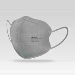 SWASA PLUS PM0.3 Nanofiber Reuseable N95 Mask (Grey, Without Valve, Pack of 10) for Unisex (10) image 2