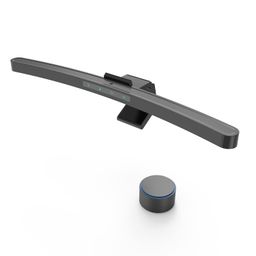 ONWAY Curved Monitor Light Bar with Wireless Remote, Auto-Dimming and Camera Base,Applicable to All Screens with No Glare,for Home and Office image 1