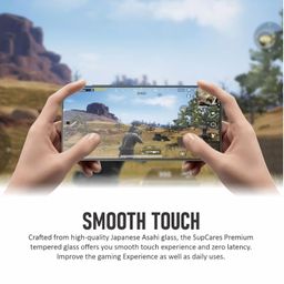 supcares Military-Grade Gorilla Tempered Glass Screen Protector for OnePlus 13R (6.78 Inch) With Installation Kit | Edge to Edge Coverage | Black image 4