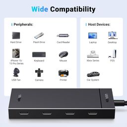 UGREEN USB C Hub, 10Gbps 4 in 1 Type C Splitter with 4 USB C 3.2 Gen 2 Ports for PC, Laptops, MacBook Air, iPad, iPhone 16/15 Pro Max, Surface, and More (0.3M) image 5
