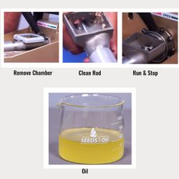 seeds 2 oil SEEDS2Oil Oil Machine 600 Watts Food Processor With Temperature Control Extraction For Home Use (Black) image 5