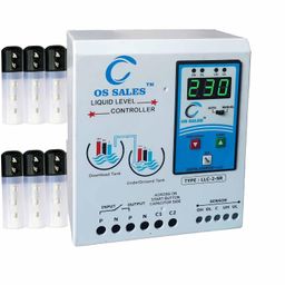 Ocean Sales Fully Automatic Digital Water Level Controller with Auto Starting Torque And High Voltage, Low voltage, Over Load And Dry Run Facility For Submersible- white image 1