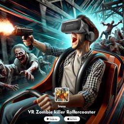 Irusu Play VR Ultra 3D VR Headset-Virtual Reality Headset with HD Lens,Controller,Stereo Headphones 3.5mm Jack to Type C Connector,Inbuilt Touch Button for Mobile VR Gaming. image 3